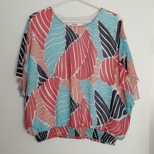 TanJay flowy short-sleeved top